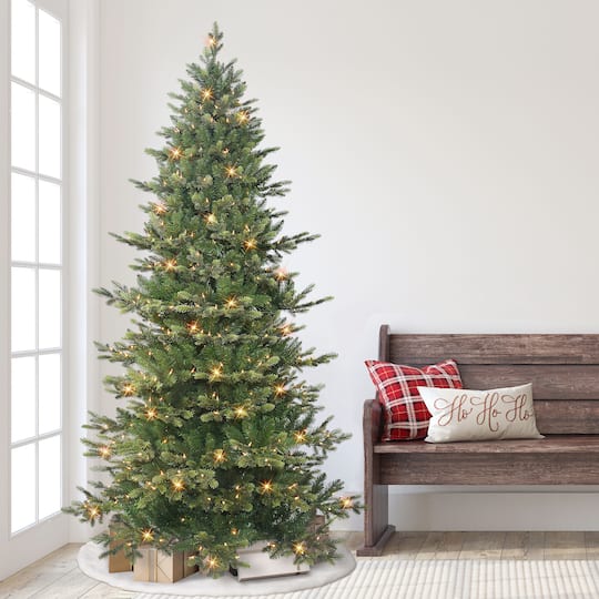 7.5ft. Pre-Lit Royal Majestic Douglas Fir Artificial Christmas Tree, Clear LED Lights